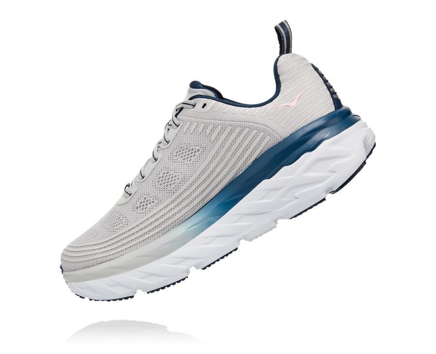 Hoka One One Loopschoenen Dames - Bondi 6 - Grijs - DL5427083